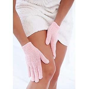 5 Pairs Nylon Scrub Cloth Gloves Exfoliating Wash Skin Spa Foam Shower Bath Massage Glove Random Color - Image 6