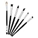 Generic Set of 6 Professional Cosmetic Smoky Eye Brush Set Eyeshadow Eyeliner Eyebrow Makeup Brush RS.210.00