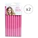 Pretty Hair Pack Of 8 Bendy Hair Rollers - 2 Sizes X 2 Pack