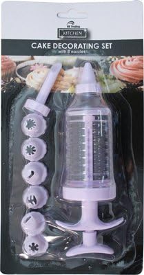 CAKE DECORATING SET - 8 Nozzles