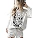 Produktbild R-Cors Damen Pullover Damenmode Langarm Bluse T-Shirt Tops Tiger-Print Top T-Shirts Tunika Blusen Pullover Sweat-Shirts