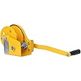 Precision Manual Hand Winch 250Kg with Automatic Locking System, 6mm 6 Meter Wire Rope & Hook for Lifting and Pulling