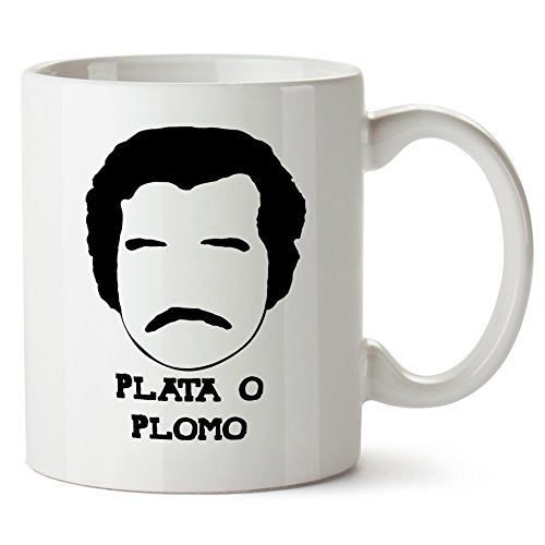 Pablo Escobar Mug Plata O Plomo
