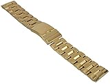 Metallband Robust Edelstahl Vergoldet Uhrenarmband 20-22-24-26-28mm Armband Uhr Band 20mm