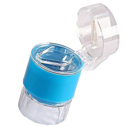 Blue Vessel Pill Crusher Grinder Splitter Tablet Divider Cutter Aufbewahrungsbox 4 Schichten Neue - 2