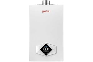 Giatsu - Calentador Estanco de Gas Butano de 12 Litros Bajo NOx - Modelo Rombo