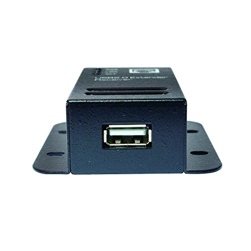 LogiLink UA0267 USB 2.0 Cat.5 Extender bis 50m mit 4 Port Hub, PoE schwarz - 3