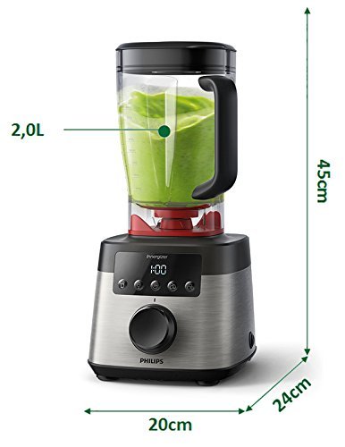 Philips HR3865/00 Power Standmixer Innergizer, 45000 U/min., ProBlend Extreme Technologie, 2000 W, edelstahl - 3