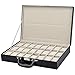 Produktbild Luxury Watch Aufbewahrungskoffer Hochwertige Krokodil Muster PU Leder Uhr Display Box 24 + 12 Portable Watch Box Aufbewahrungsbox Schmuck Organizer Display Box