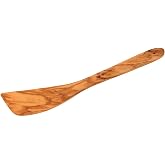 Fackelmann Olive Wood Palette 30 cm, olive wood, wood colour, 1 pc. | Preserves non-stick pans, length 30 cm for convenience,