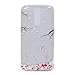 Produktbild Lonchee LG K7 (5,0 Zoll) Hülle,Bunte Muster Weich TPU Handy Hülle Durchsichtig Transparent Etui Cover Case Protective Shell Soft Schutzhülle Telefon Kasten für LG K7 (5,0 Zoll) – Pflaumenblüte