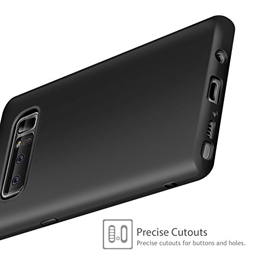 Funda Samsung Galaxy Note 8 Negro ivencase Carcasa TPU No Screen Protector Flexible Silicona Premium Back Bumper Trasero Suave Skin 360 Protective Case Cover para Samsung Galaxy Note 8 - Black reviews Funda Samsung Galaxy Note 8 Negro ivencase Carcasa TPU No Screen Protector Flexible Silicona Premium Back Bumper Trasero Suave Skin 360 Protective Case Cover para Samsung Galaxy Note 8 - Black