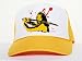 Produktbild M53 Mütze Kill Bill Trucker Mesh Cap gelb/weiss/gelb Druck braun/gelb/rot