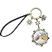 Produktbild DCFVGB Schlüsselbund Niedliches Tierglas Keychain Seil Kettenstern Dame Cat Donut Keyring Accessories Pet Jewelry Gift