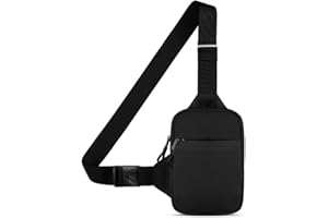 NOJGAC Travel Sling Bag Men, Cross Body Bag Men Lightweight Man Bags for Men with Large Capacity for Men Women Water Resistant Chest Bag Shoulder Bag for Runner Hiking Cycling Traveling