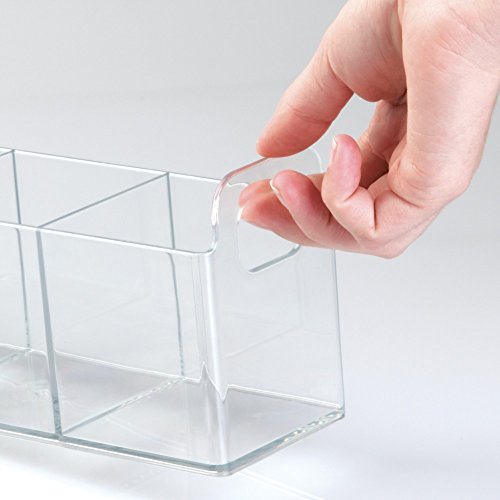 InterDesign 31420EU Clarity Ablage für Frisiertisch, 23 x 7,5 x 10 cm, durchsichtig - 4