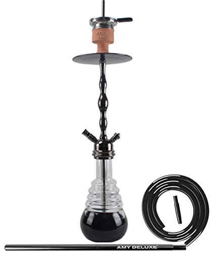 Preisvergleich Produktbild Amy Shisha Deluxe Glorious 630D Black-Shaft Black-8