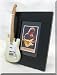 Produktbild RICHIE BLACKMORE Miniatur Gitarre Foto Rahmen Deep Purple