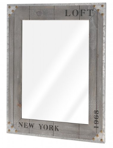 Nostalgischer Wandspiegel 'NEW YORK 1968' - Spiegel - Flurspiegel - Kosmetikspiegel - Rasierspiegel