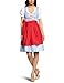 Produktbild Mini-Dirndl Lucy - hellblau-weiss kariert - rot/pink - 32-46, Größe:44