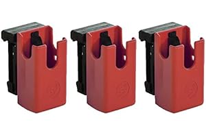 GHOST INTERNATIONAL Ghost Kit 3 Porta Caricatori per Tiro Dinamico Sportivo | 3 x PortaCaricatore Universale 360° Hybrid in ABS con Clip Rotativa | per Caricatori Bifilari ad Alta Capacità | Tiratori Destri o Mancini