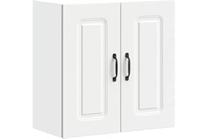 vidaXL Armario de Pared para Cocina Kalmar Madera de ingeniería Blanca