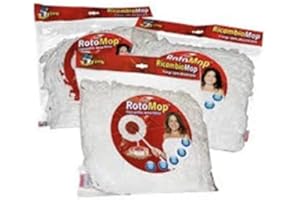 SUPERFIVE 3 Panni rotondi di ricambio in microfibra per Rotomop Super Five