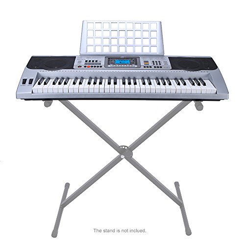 ammoon Digital Keyboard LCD Display Electric Piano Organ (61 keys)