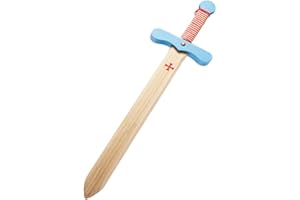 Juguetutto - Espada Caballero Medieval Cruzadas - Juguete de Madera (Azul)