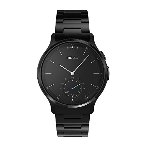 Preisvergleich Produktbild MEIZU R20 Smartwatch Stahl für Android schwarz