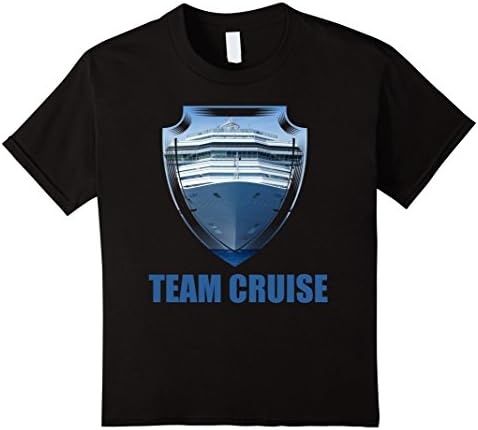 Kids Team Cruise Funny Group Vacation Gift T-Shirt 10 Black