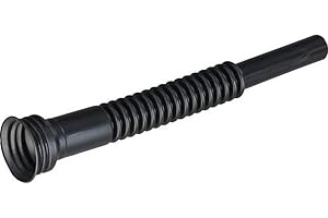 Hünersdorff Tube d'écoulement STANDARD, flexible, noir, pour bidons de carburant (sauf 812400) + bidons FuelFriend, ne convient pas pour la protection contre les erreurs de ravitaillement en diesel