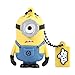 Produktbild Tribe Minions Carl USB Stick 16GB Speicherstick 2.0 High Speed Pendrive Memory Stick Flash Drive, Lustige Geschenke 3D Figur, USB Gadget aus Hart-PVC mit Schlüsselanhänger – Gelb