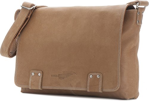 Leder Umh  ngetasche Herren Damen Messenger Bag Leder DIN A4 Ledertasche schwarz braun cognac grau blau 36 x 30 x 8 cm von REBELS   LEGENDS