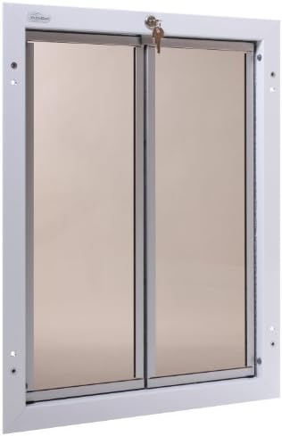 PlexiDorPerformance Pet Doors X-Large White Door Mount