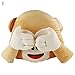 Produktbild B5645ellsLovely Funny Emoji Monkey Pillow Cute Emotion Gefüllte Plüsch Kissen Spielzeug Puppe - 2#