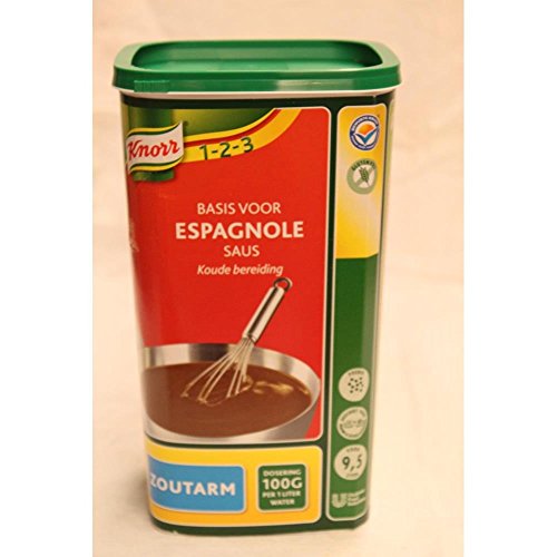 Preisvergleich Produktbild Knorr Basis voor Espagnole Saus Zoutarm 950g Dose (Spanische Saucen Basis, Salzarm)