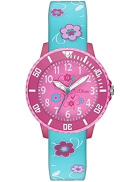 s.Oliver Mädchen-Armbanduhr Analog Quarz Silikon SO-2992-PQ