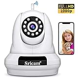 ▶ Rendimiento 1080P HD: la cámara de vigilancia wifi Sricam SP018 1080p HD cuenta con un procesador de alto rendimiento y una resolución de pantalla de 1920 * 1080 para una experiencia visual clara.