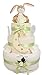 Luxury Unisex Baby Gift Nappy Cake Guess How Much I Love You® with Keepsake Capsule - FREE DELIVERY