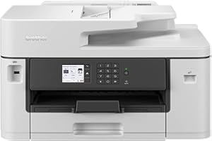 BROTHER MFC-J5340DW Wireless Colour Inkjet Printer | 4-in 1 (Print/Copy/Scan/Fax) | Wi-Fi/USB/NFC | A3 Print |6.8cm LCD Screen, UK Plug