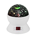 Funcition de la luz de la noche del sueño: 1. usted debe presionar el botón del interruptor 2. Presione un botón para ajustar la hora en primer lugar, 3. el botón B es el interruptor de rotación, presione dos veces para apagar la rotación. 4. el botón de C es el interruptor para el color del cambio de la luz, 5. el botón de D es la lámpara de la noche, él puede ser usable en el dormitorio para el cuarto de niños de los adultos del bebé