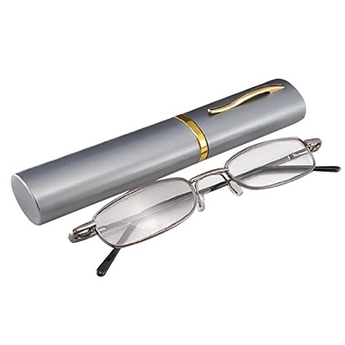 THG Gray caja de la pluma 2.00 gafas de lectura