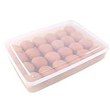 Eierbox,Hikeren Eier-Halter-Kasten Covered Egg Spender mit...
