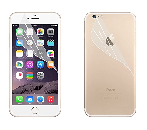 Eloja® 6x Schutzfolien Set Apple iPhone 7 (4,7) (3 x Display + 3 x Rückseite)
