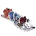 Produktbild LLZIYAN Fox Fisch Form Taste Cartoon Tier 2 Löcher Taste DIY Nähen Hand Handwerk Sammelalbum Dekor, Cartoon Tier