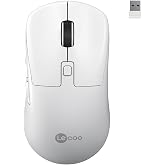 Lecoo WS216 Wireless 1600DPI 7 Keys Silent for PC, Mac, Laptop, Optical Mouse White with USB Mini Receiver