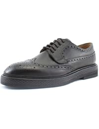 Giorgio Rea Scarpe Uomo Eleganti Marroni Derbies Fatte A Mano Vera Pelle