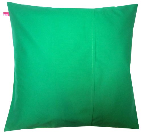 Kissenhülle 50 X 50 cm „Dinos Grün“ Jungs Jungen Kissenbezug für Kissen 100 % Baumwolle Dino Kinderkissen Kuschelkissen - 2