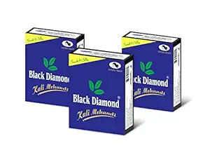 Black Diamond Kali Mehandi | Ammonia Free | 100% Grey Coverage | Men & Women | Natural Black Color | Easy to use | Nourishing | Extra Soft, Smooth & Shiny